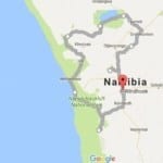 Namibia Self-Drive Safari holidays Route Map
