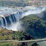 zimbabwe Victoria Falls-aerial