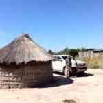 Namibia Safari African village Caprivi tribe hut